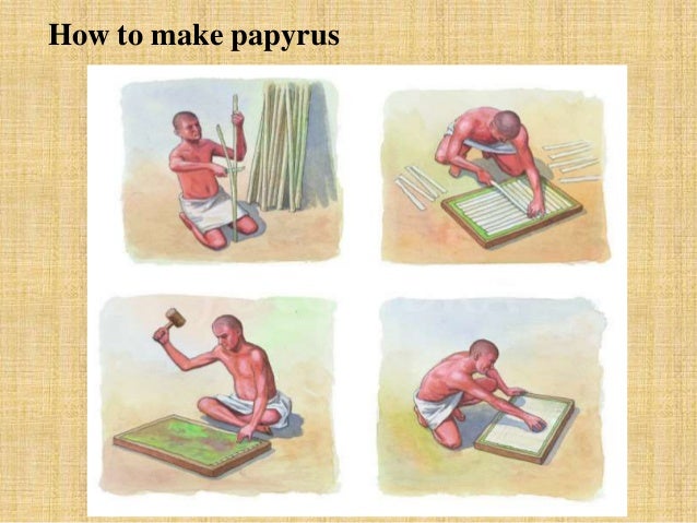 how to make papyrus paper instructions