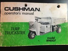 2002 cushman turf truckster parts manual