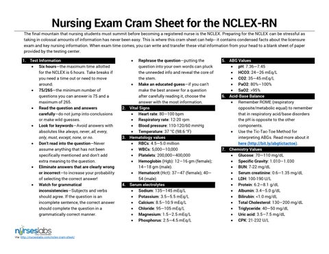 30 page nclex study guide