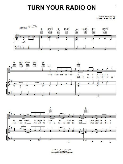 Pass it on sheet music pdf