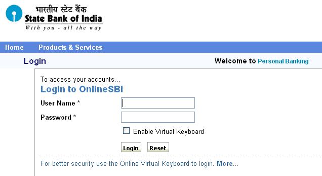 Sbi internet banking application form pdf