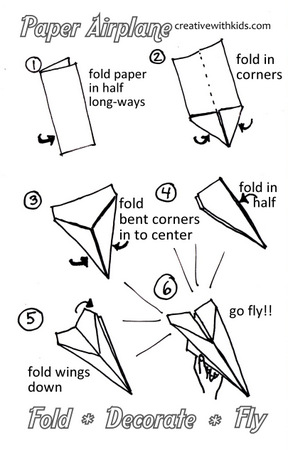 best paper plane instructions