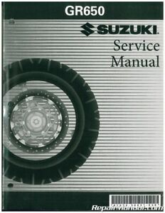1983 suzuki gr650 tempter repair manual