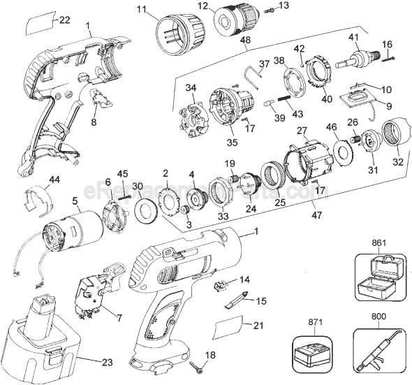 dewalt dcd771 xe repair manual