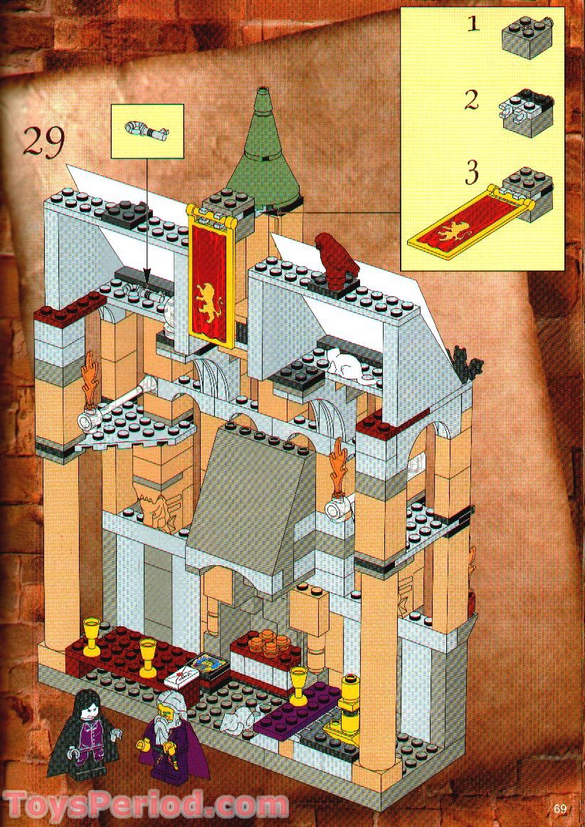 lego hogwarts castle instructions 4709