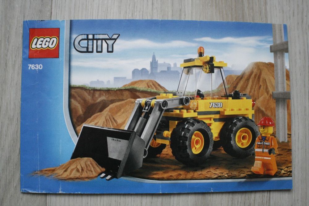 lego city front-end loader 7630 instructions