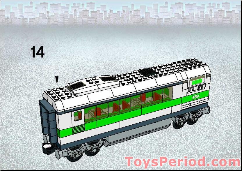 Lego high speed train instructions