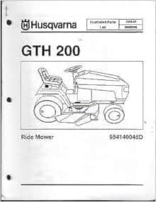 husqvarna lawn tractor parts manual