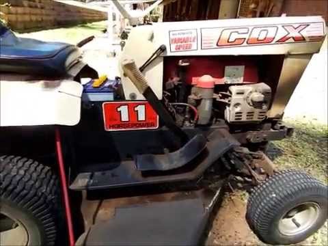 cox ride on mower manual you tube