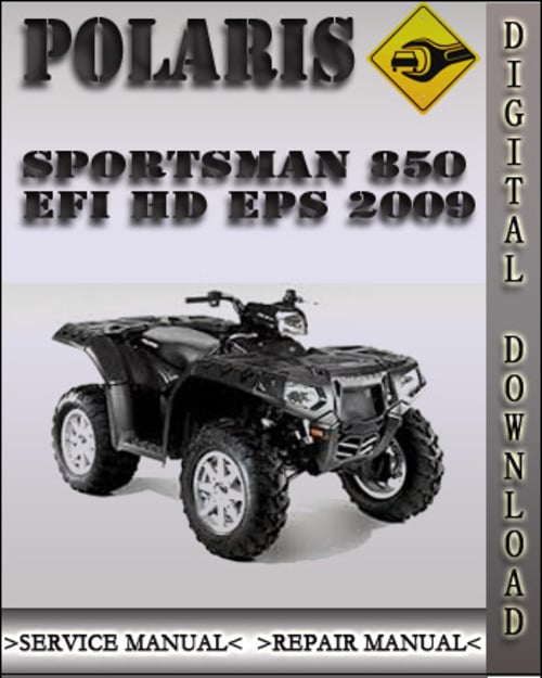 Polaris sportsman 850 service manual