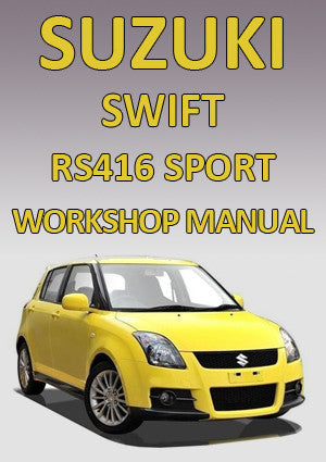 suzuki swift workshop manual pdf