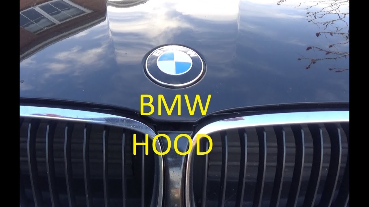 Bmw x5 how to open hood
