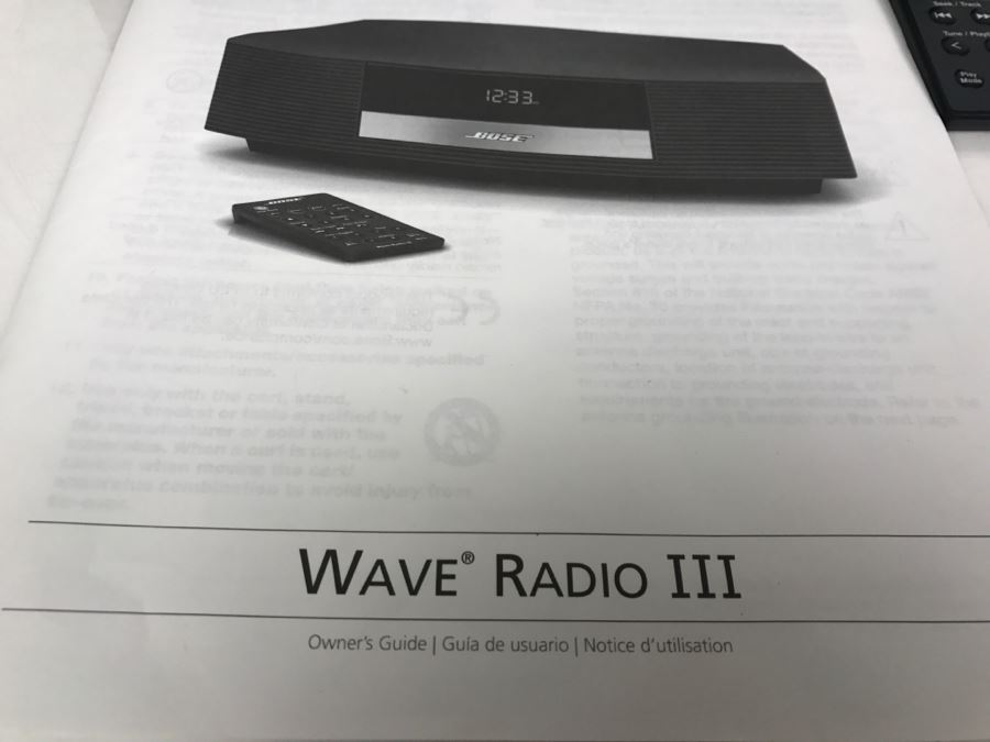 bose wave radio ii manual