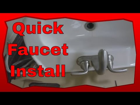 glacier bay bathroom faucets installation instructions