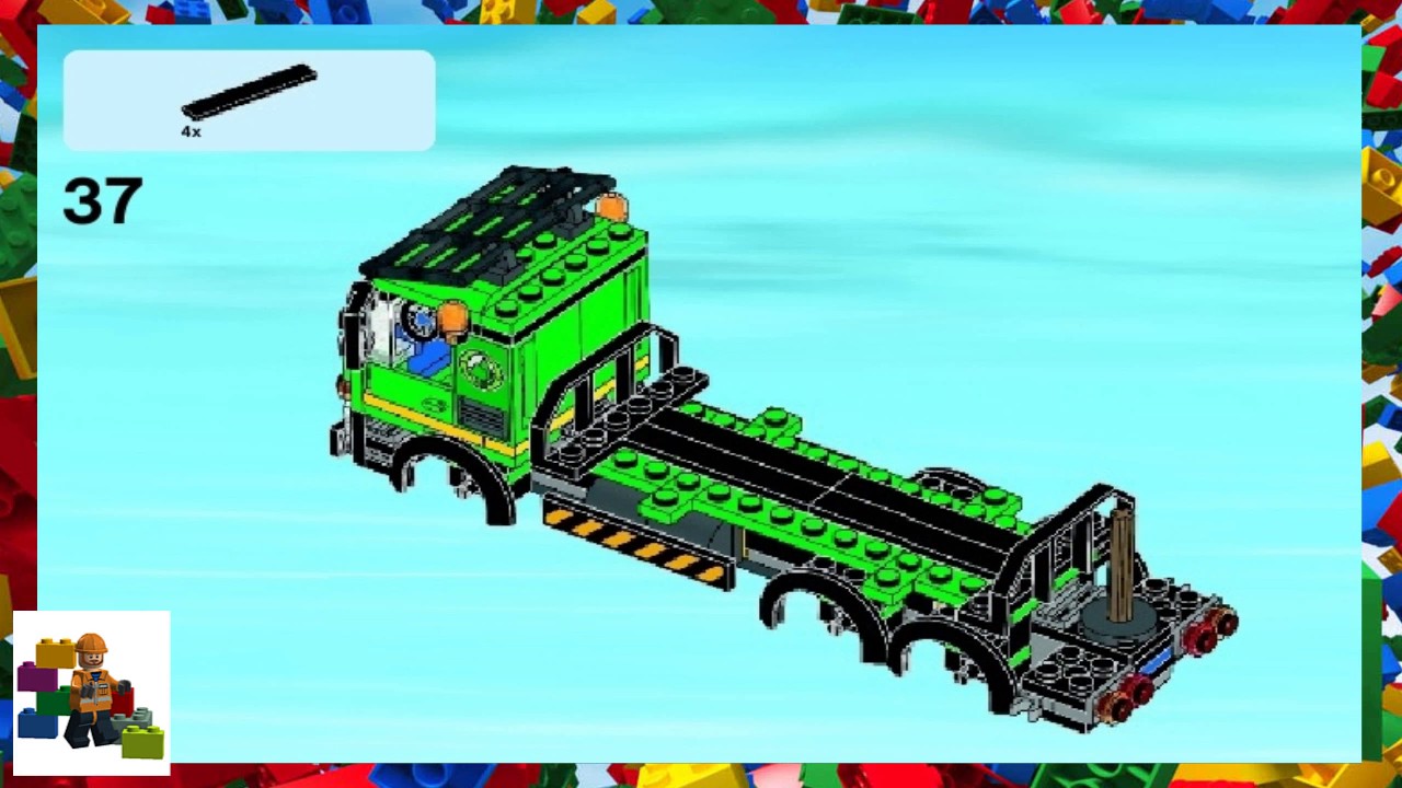 lego logging truck instructions