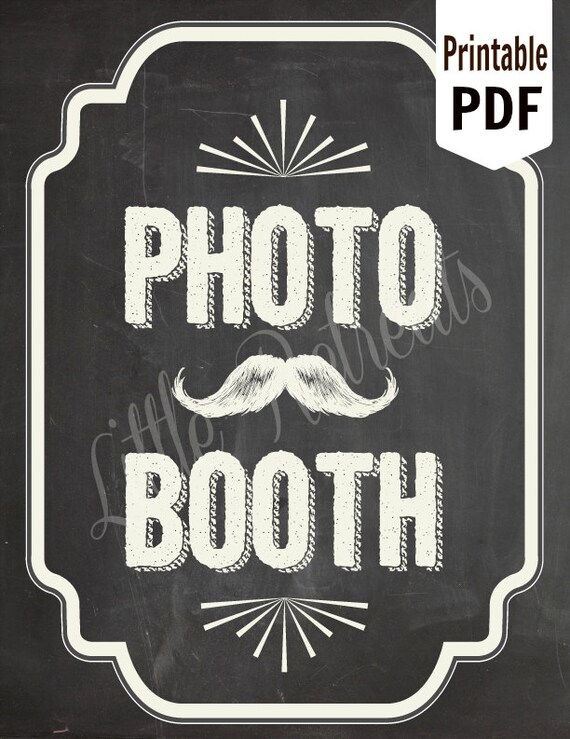 Photo booth props printable pdf
