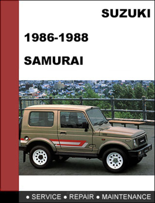 Suzuki Samurai Repair Manual Free