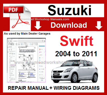 suzuki swift workshop manual pdf