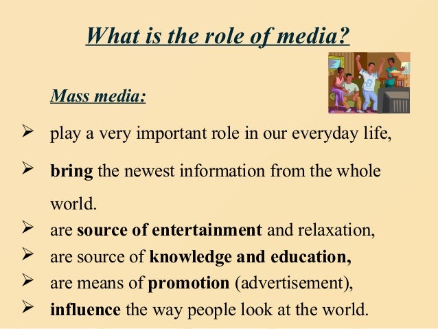 The role and influence of mass media pdf