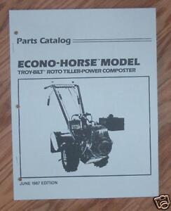 Troy bilt pony parts manual